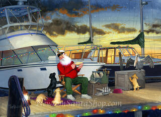 Santa on the Pier