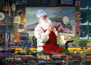 Santas Model Train Shop