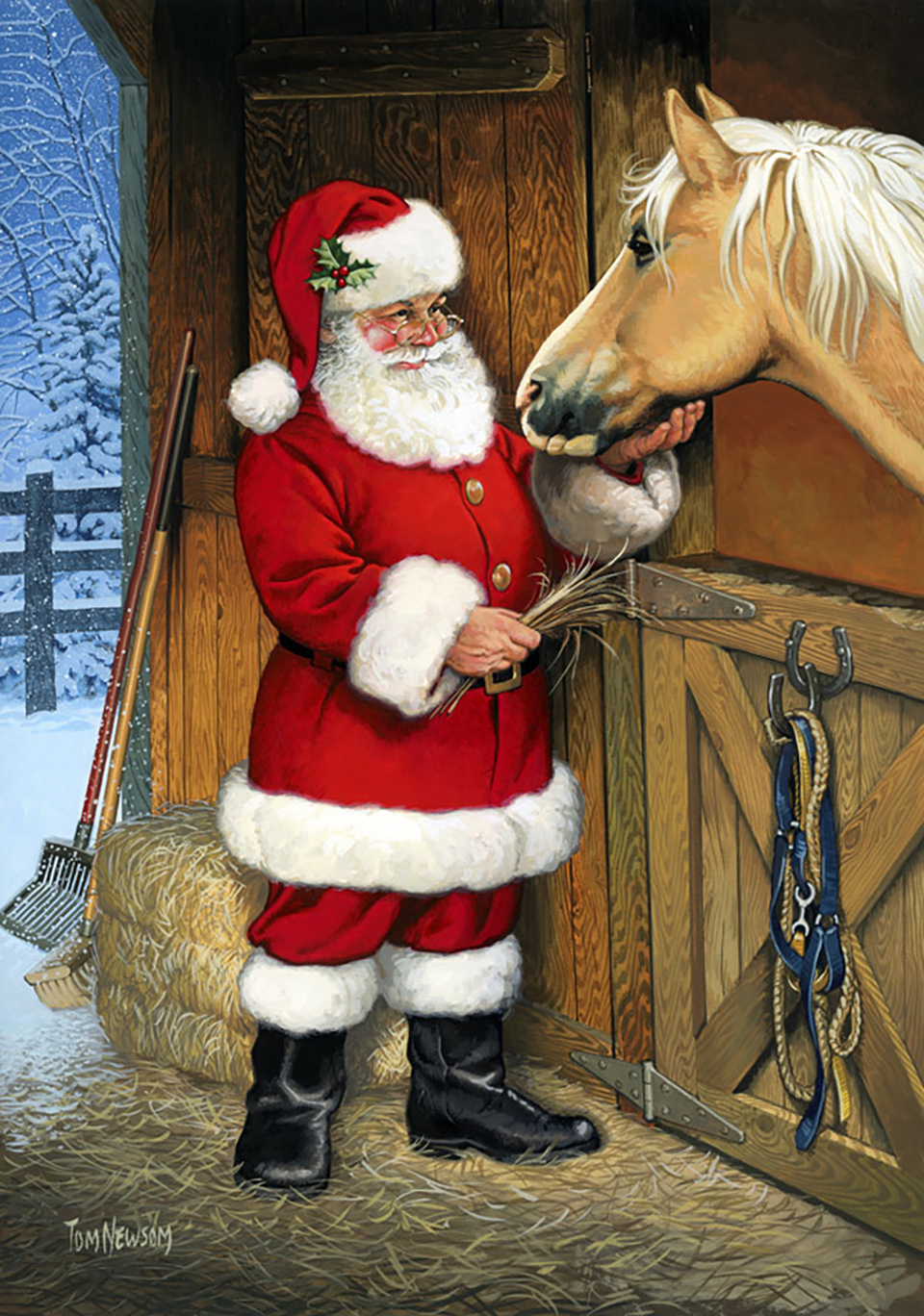 Santa's barn isn't just for reindeer!